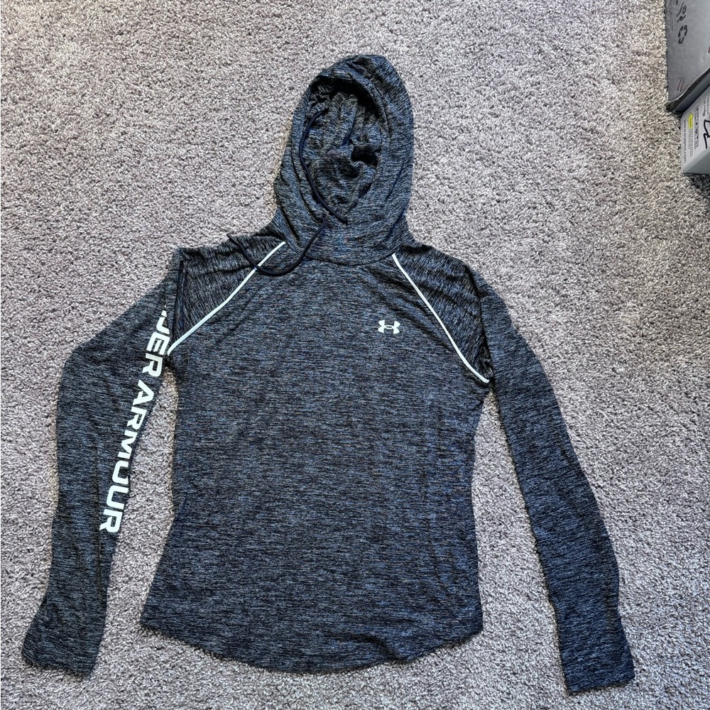 Under Armour Charcoal Hooded Top